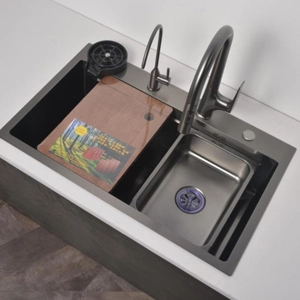 Top Mount Waterfall Sink