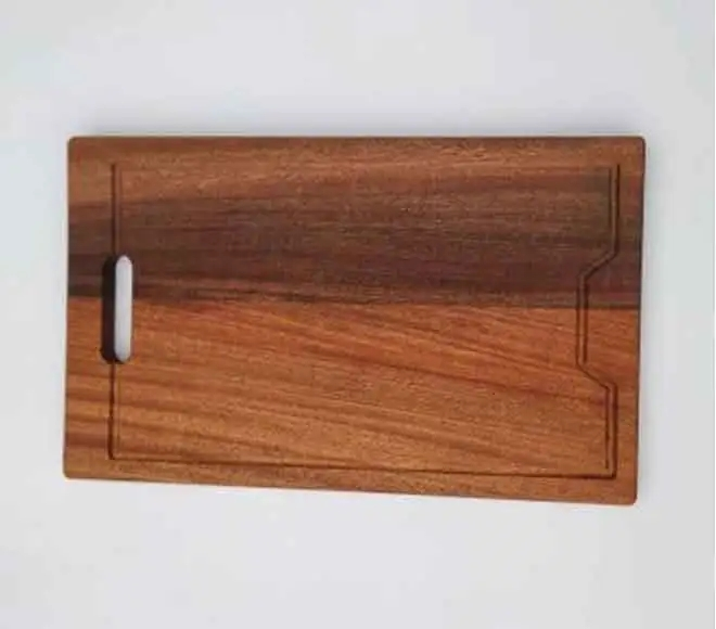 apron sink with cutting board